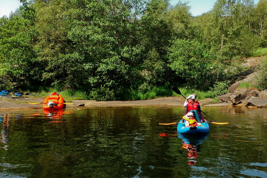 Arrivée kayak